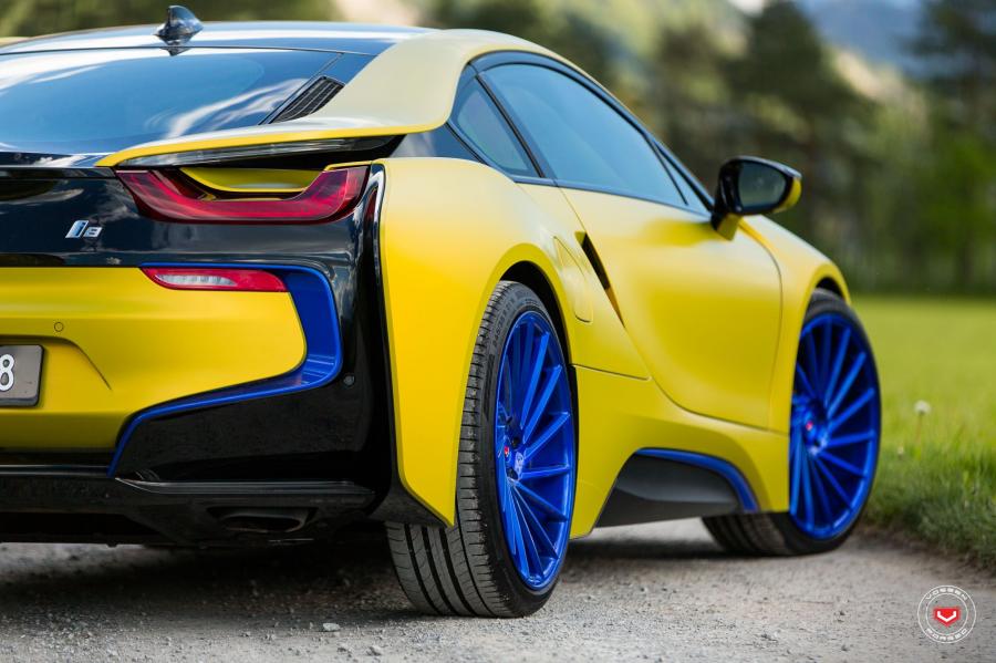  BMW i8 on Vossen Wheels (VPS-305T) 2016 года  (фото 41 из 81)
